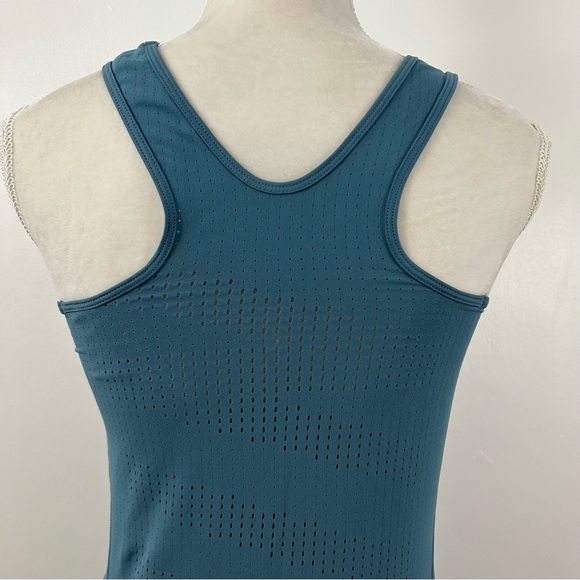 Nike Pro Hypercool womens athletic racer back blue tank top size M - Picture 8 of 12
